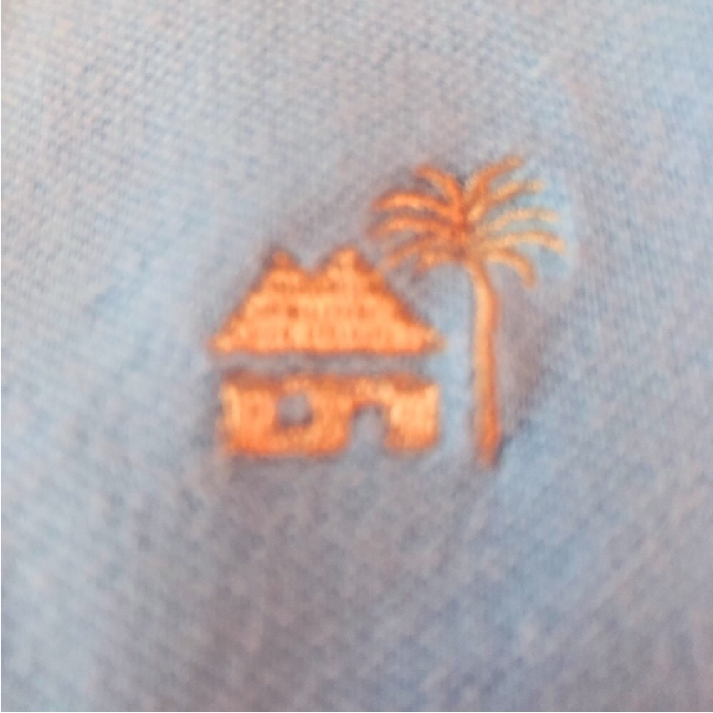 Caribbean Joe polo shirts bundle 2 blue V neck button placket short sleeve 2X - Picture 5 of 10